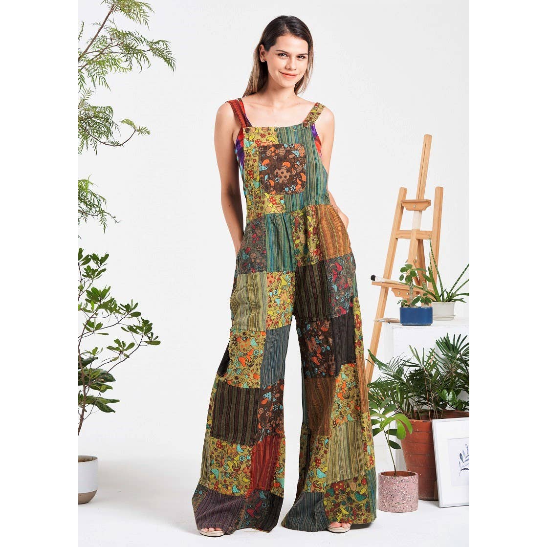 Shroom Patch Jumpsuit (KT-1393) — variant image 1