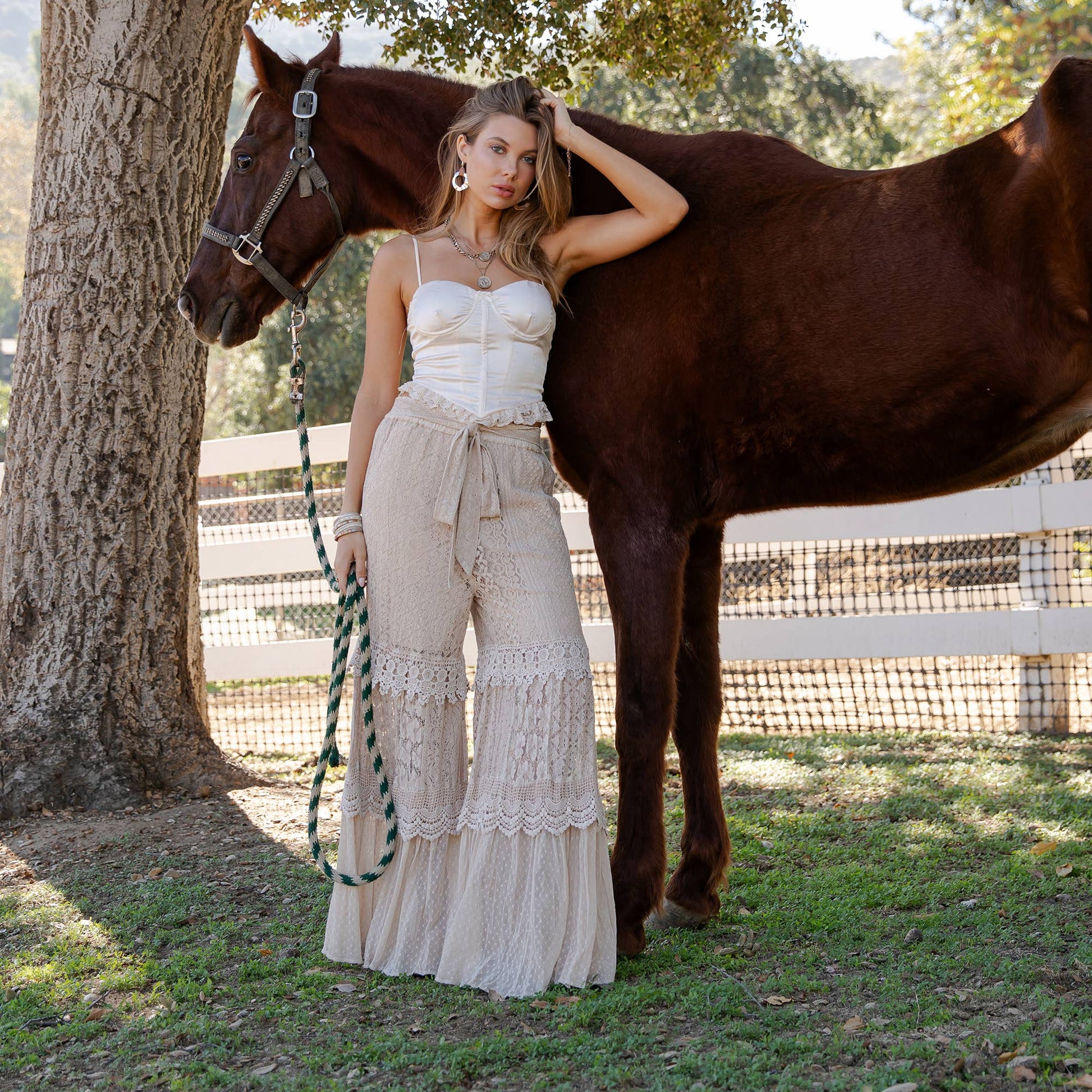Desert Dream Cloud Pant Tiered Lace & Net Trims - NEW — image 3