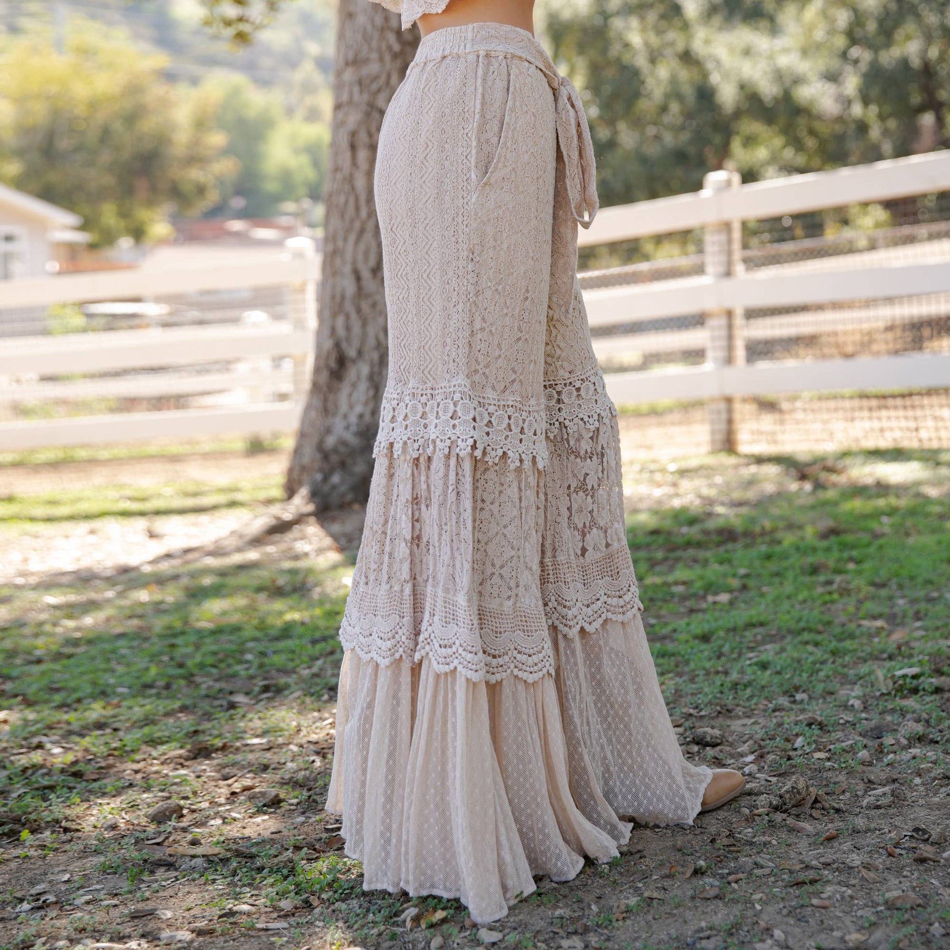 Desert Dream Cloud Pant Tiered Lace & Net Trims - NEW — image 4